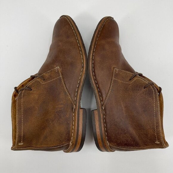 Trask Brown Oiled Leather Chukka Desert Ankle Boots Vibram Crepe Sole main image 10